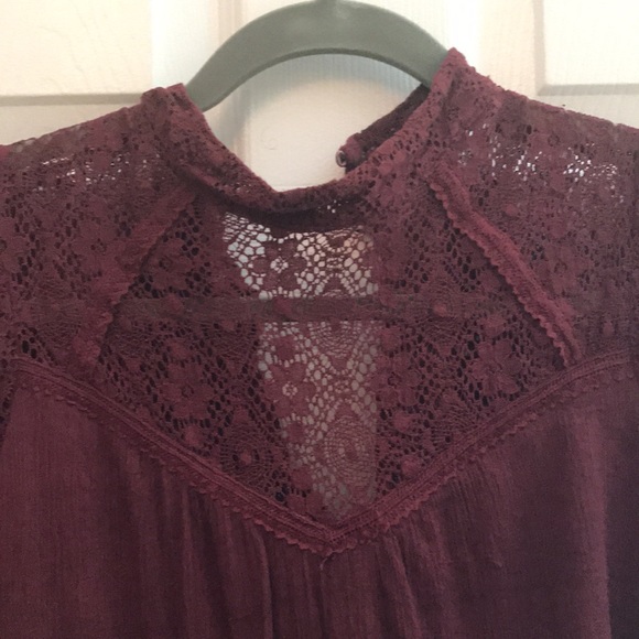 red dress - lace at top - Picture 2 of 4